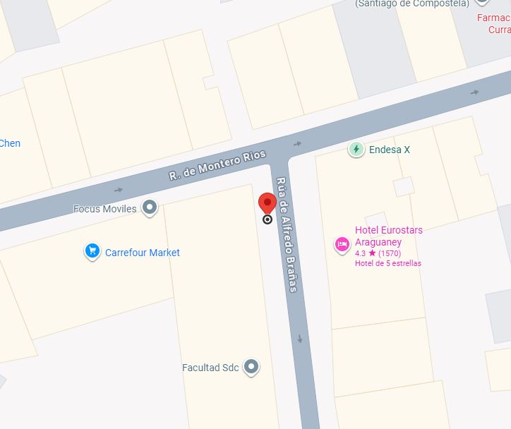 Mapa da localización de CTOP na Rúa Alfredo Brañas 2